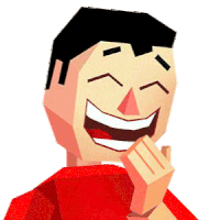 Gif animé rire homme